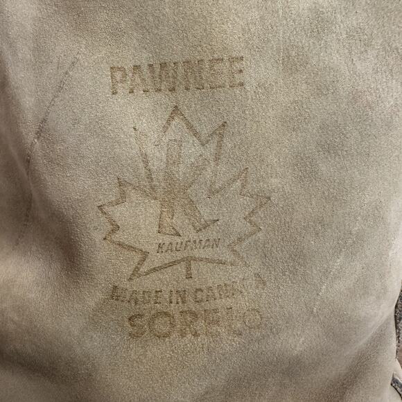 VTG Sorel Kaufman Pawnee Boots Mens 8 Canada Leather Rubber Pac Winter Pull On main image 11